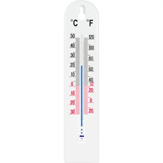 Universelt hvidt termometer (-30°C til +50°C) 20cm