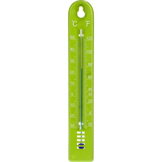 Universel termometer (-30 til +50°C), 17 cm, grøn