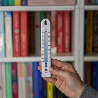 Universel termometer (-30 til +50°C), 17 cm, hvid – photo 3