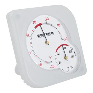 Indendørs bimetal termometer med hygrometer (-20 til +50°C) mix – photo 2
