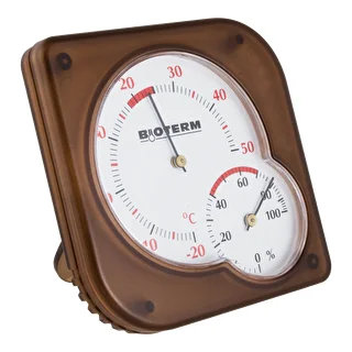 Indendørs bimetal termometer med hygrometer (-20 til +50°C) mix – photo 3