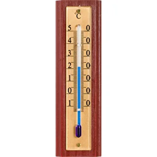 Rumtermometer med gylden skala (-10°C til +50°C) 12cm