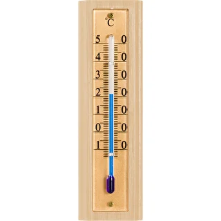 Rumtermometer med gylden skala (-10°C til +50°C) 12cm – photo 2