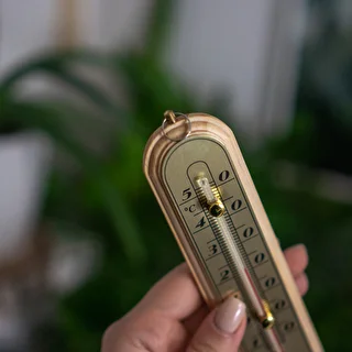 Rumtermometer med gylden skala (-10°C til +50°C) 16cm – photo 4