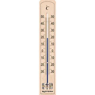 Rumtermometer med forstærket kapillarbeskyttelse (-30°C til +50°C) 20cm