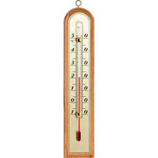 Rumtermometer med guldfarvet skala (-10°C til +50°C) 22cm, mix