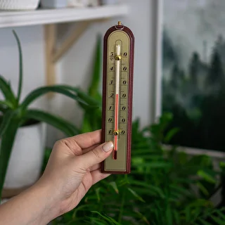 Rumtermometer med guldfarvet skala (-10°C til +50°C) 22cm, mix – photo 3