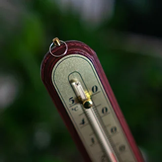 Rumtermometer med guldfarvet skala (-10°C til +50°C) 22cm, mix – photo 4