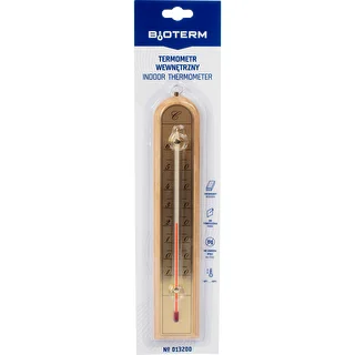 Rumtermometer med gylden skala (-10°C til +60°C) 28cm mix – photo 4