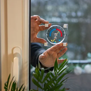 Universal termometer med hygrometer transparent, selvklæbende (-50°C til +50°C) – photo 4