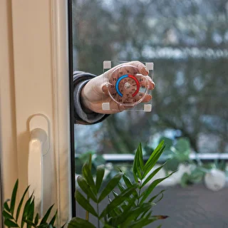 Universal transparent termometer, selvklæbende (-50°C til +50°C) – photo 3