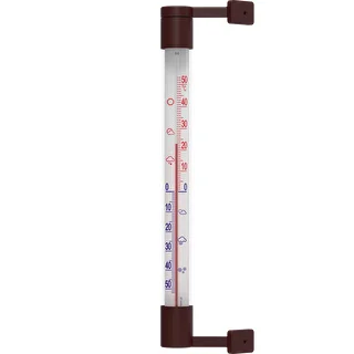 Udendørs termometer brun (-50°C til +50°C) 22cm – photo 1