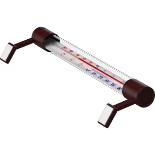 Udendørs termometer brun (-50°C til +50°C) 22cm – photo 4