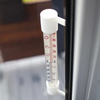 Hvidt udendørs termometer (-60°C til +50°C) 23cm – photo 4