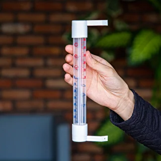 Udendørs termometer med transparent skala (-70°C til +50°C) 23cm mix – photo 4