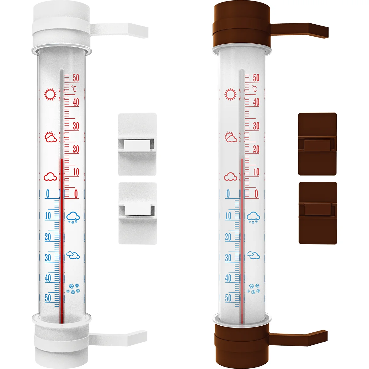 Udendørs termometer (-50°C til +50°C) 23cm mix, polsk produktion