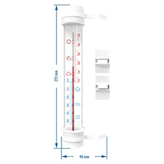 Udendørs termometer (-50°C til +50°C) 27cm mix – photo 2