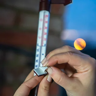 Udendørs termometer brun (-50°C til +50°C) 18cm – photo 6