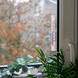 Hvidt udendørs termometer (-50°C til +50°C) 18cm – photo 7