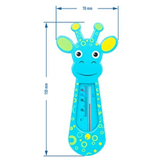 Plastik badetermometer (+15°C til +45°C) 16cm mix – photo 7
