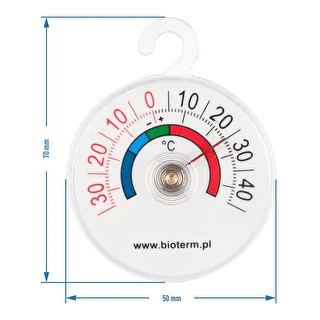 Termometer til køleskabe og frysere (-35°C til +45°C) Ø 5cm – photo 2