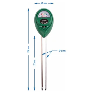 Jordtester 2-i-1 - pH, fugtighed – photo 4