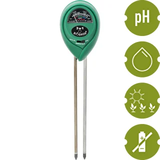 3-i-1 jordtester - pH, fugtighed, sollys – photo 3