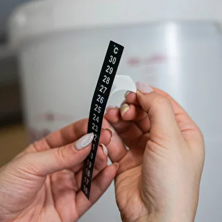 Flydende krystaltermometer (+16°C til +30°C) 13cm – photo 4