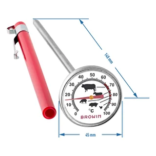Køkkentermometer med grafik (0°C til +100°C) 12,5cm – photo 2