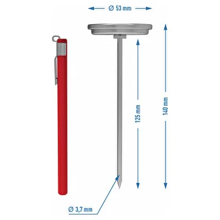 Termometer til skinkekoger 1,5 kg og 3 kg (0°C til +120°C) 12,5 cm – photo 4