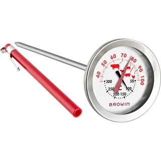 Termometer med dobbelt skala (30°C til 100°C) / (50°C til 300°C) 13,0cm – photo 1