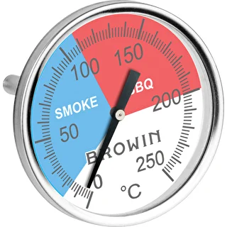 Termometer til røgeri og BBQ (0°C til +250°C) 5,2cm – photo 1