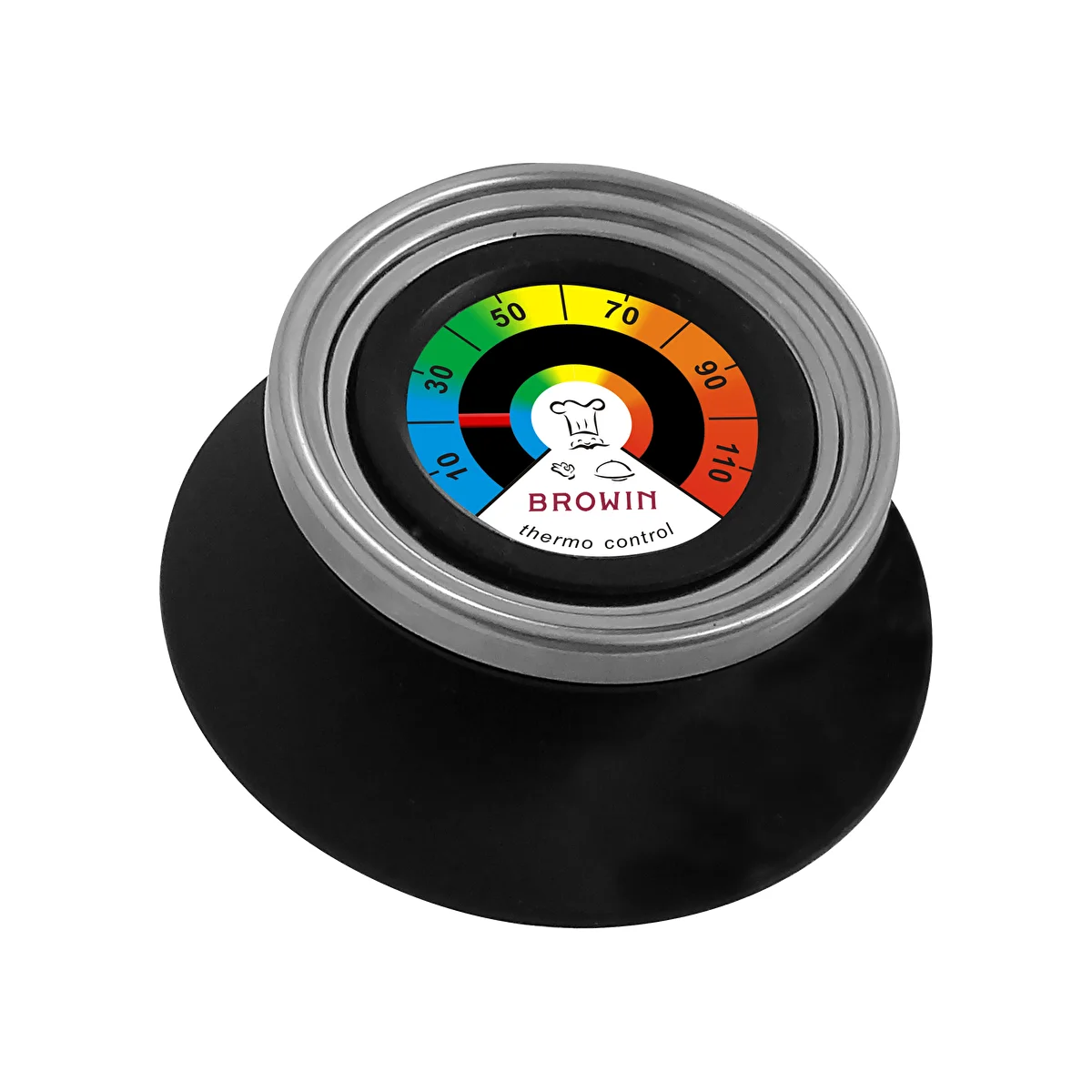 Termometer-greb til låg (0°C til +120°C) Ø8,5cm