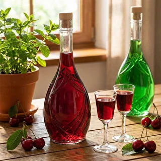 Dekorativ flaske ICONA 500 ml med svampeprop, 1 stk. – photo 6