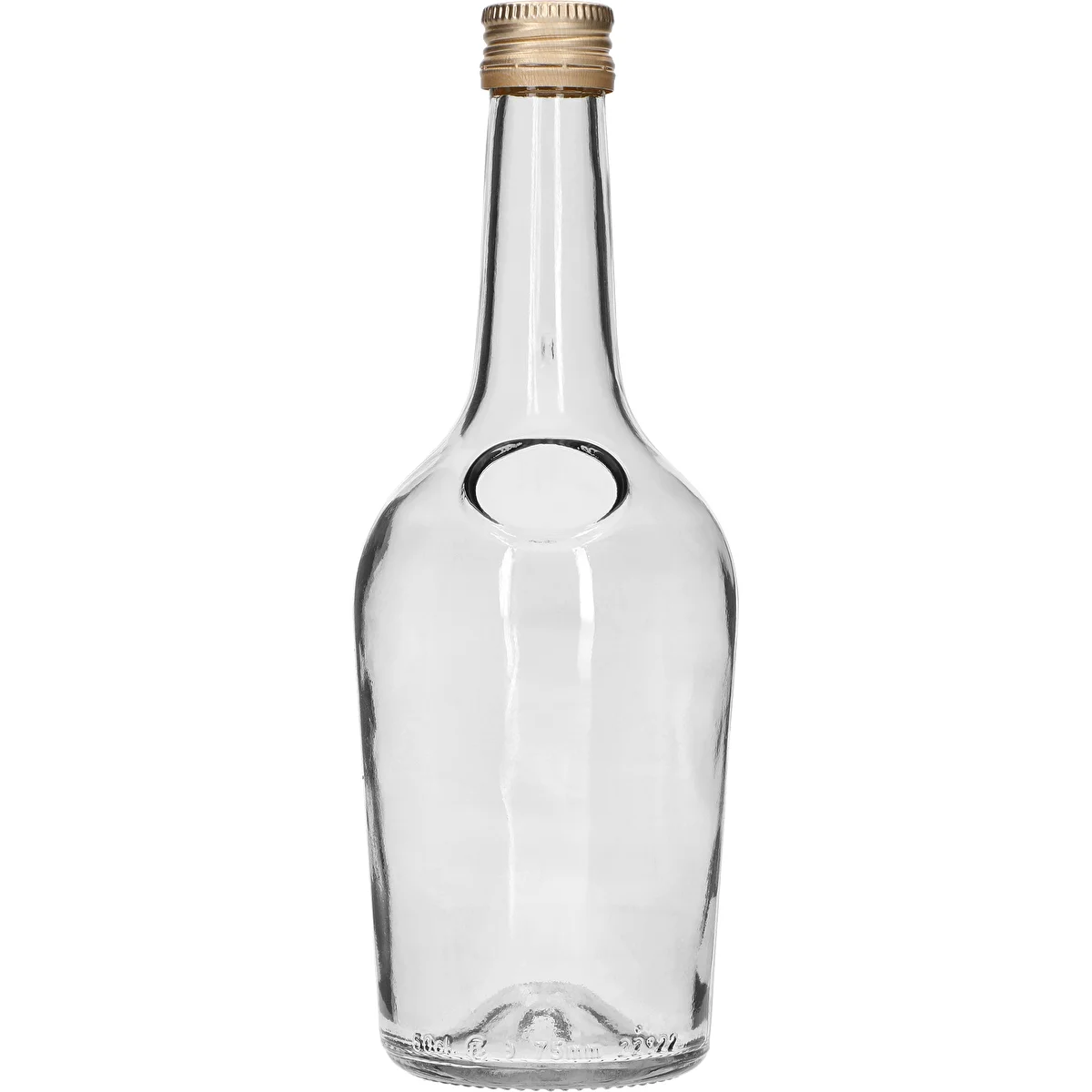 Flaske GLORIA 0,5 L, med gyldent skruelåg Ø28, 1 stk.