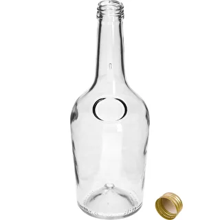 Flaske GLORIA 0,5 L, med gyldent skruelåg Ø28, 1 stk. – photo 2