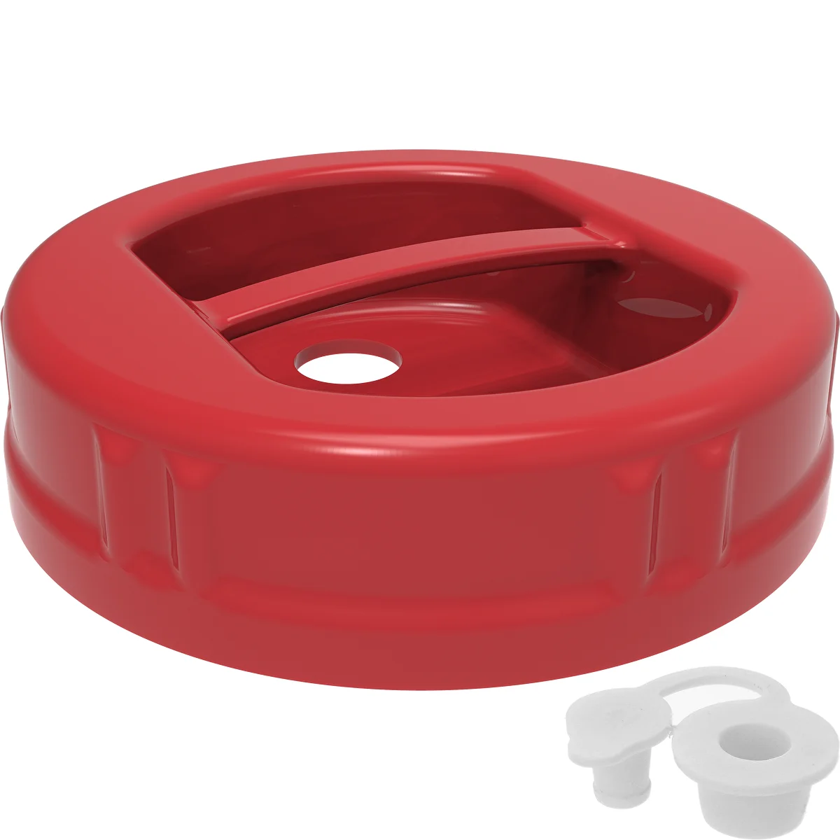 Plastiklåg fi 100 twist-off med hul og prop