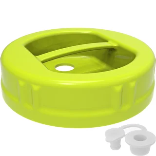 Plastiklåg fi 100 twist-off med hul og prop – photo 2