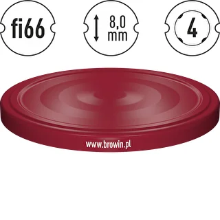 Låg fi 66 bordeaux - 10 stk. – photo 4
