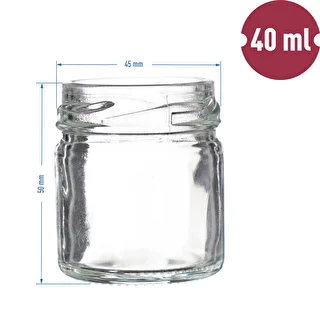 TO glas 40 ml med farverigt låg fi 43 - 10 stk. – photo 5