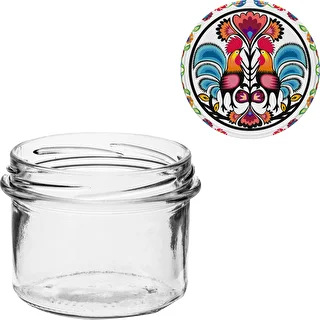 Glas TO 235 ml med farvet låg fi82 - 6 stk. – photo 6