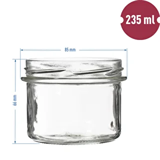 Glas TO 235 ml med farvet låg fi82 - 6 stk. – photo 5