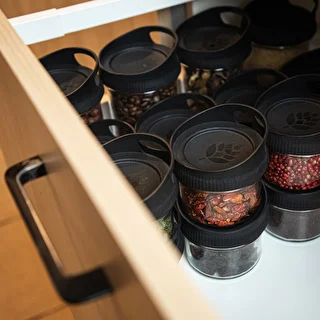 Glasbeholder 235 ml, med låg til ophængning – photo 8