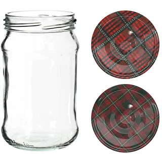 300 ml glas med farvet låg fi 66 - 6 stk. – photo 3