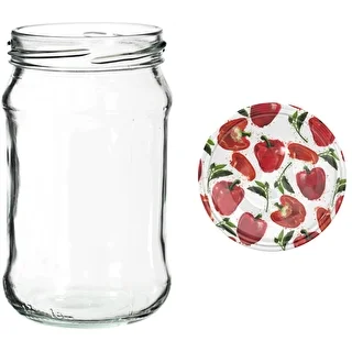 300 ml glas med farvet låg fi 66 - 6 stk. – photo 10