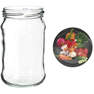 300 ml glas med farvet låg fi 66 - 6 stk. – photo 11