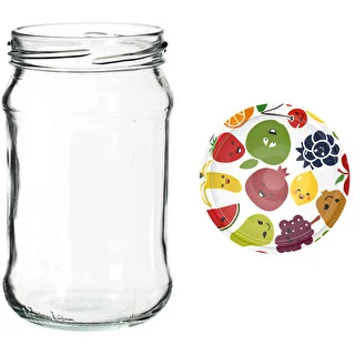 300 ml glas med farvet låg fi 66 - 6 stk. – photo 13