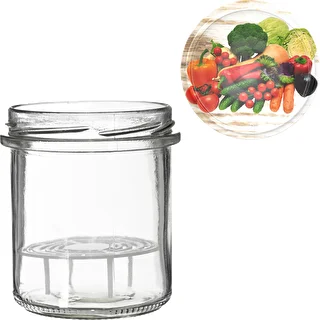 Krukke 350 ml med låg og presser - 6 stk. – photo 8