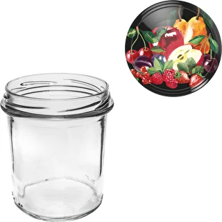 Glas 350 ml med farvet låg - 6 stk. – photo 8