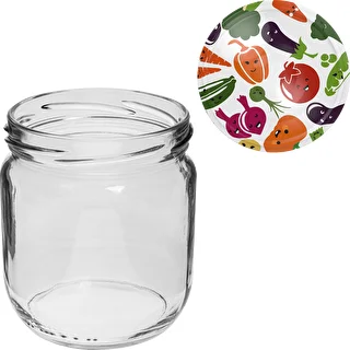 Glas TO Gurken 425 ml med farvet låg fi 82/6 - 6 stk. – photo 7